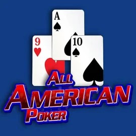 All American Poker slot logo by RTG (Reel Time Gaming) at Betcave Casino