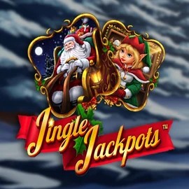 Jingle Jackpots logo by Dragon Gaming at Betcave Casino