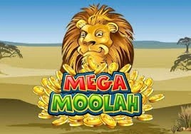 Mega Moolah slot slot logo by Games Global at Betcave Casino